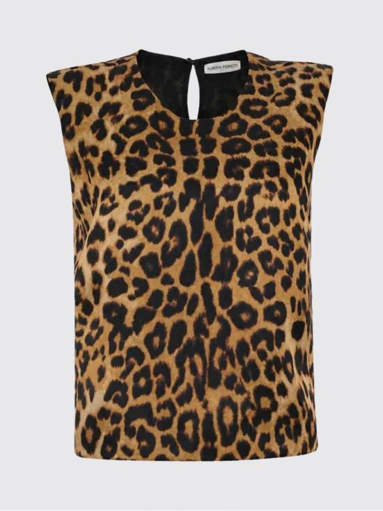26SS 알베르타 페레티 탑 8020150 1888 Brown - ALBERTA FERRETTI
