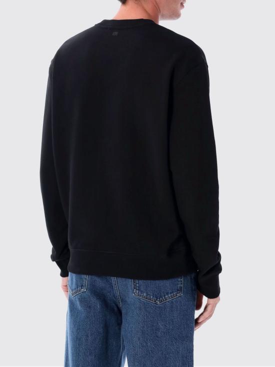 26FW 아미 스몰 하트 로고 스웨트셔츠 BFUSW035730 001 Black - AMI