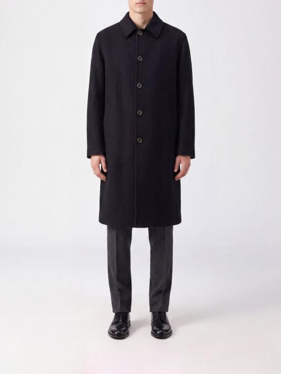 26FW MM6 메종마르지엘라 코트 SH0AA0033M35761 900 Black