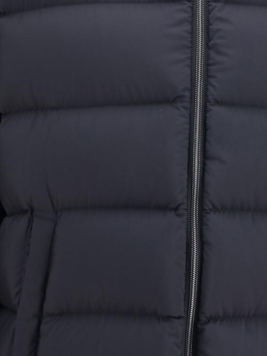 26FW 에르노 4 디렉션 스트레치 매트 패브릭 A-셰이프 재킷 4 디렉션 스트레치 매트 패브릭 A-셰이프 재킷 PI0017ULE12456Z 9300 Black - HERNO