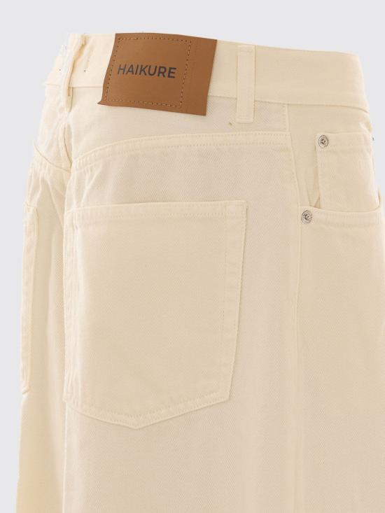 26FW 하이쿠레 스트레이트 팬츠 HEW03375GF139PPT T0570 White - HAIKURE