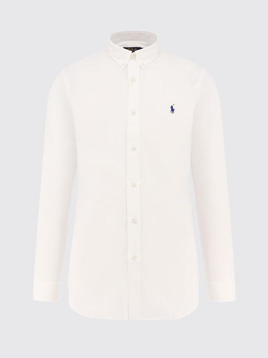 26FW 폴로 랄프로렌 긴팔 셔츠 710928254 002 White - POLO RALPH LAUREN