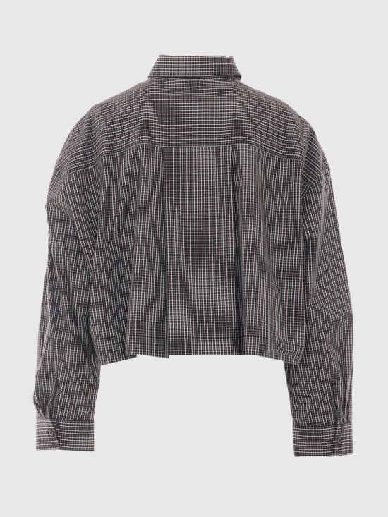26FW 핑코 셔츠 107453A3FQ ZF6 Grey - PINKO