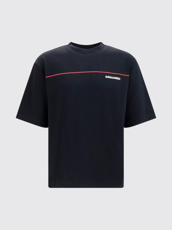 26FW 디스퀘어드2 반팔 티셔츠 S71GD1653D20106 900 Black - DSQUARED2