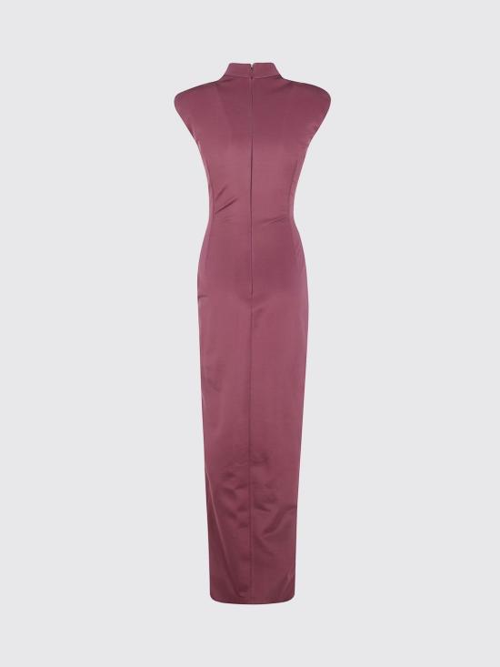 26FW 발망 롱 원피스 FF0RP900JL05 5DR Pink - BALMAIN