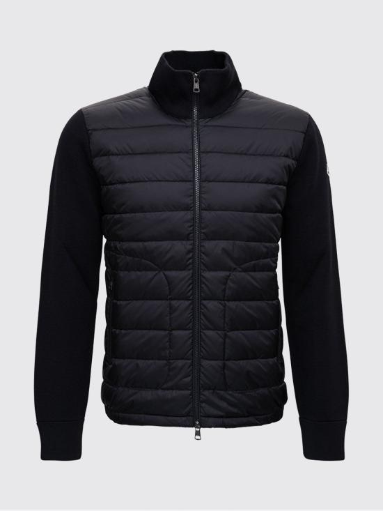 26FW 몽클레어 패딩 집업 울 가디건 L20919B50700A9341 999 Black