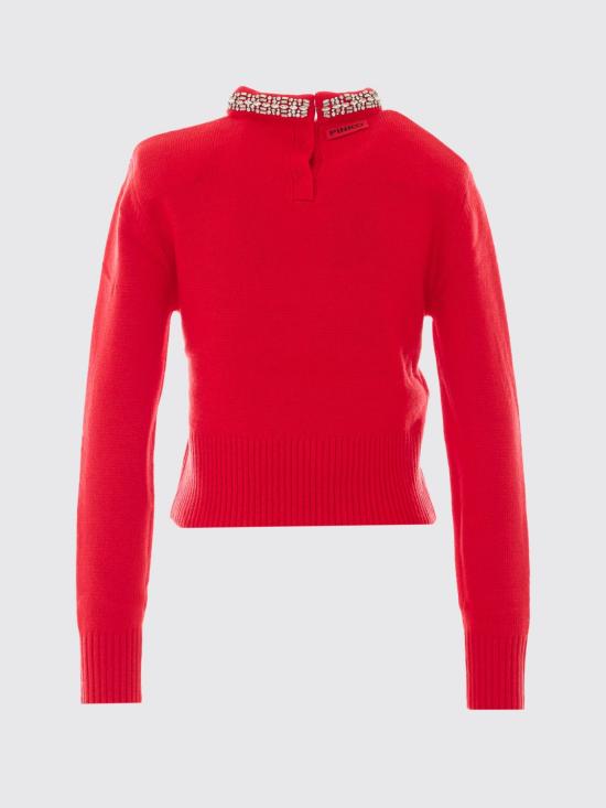 26FW 핑코 스웨터 107274A3GI R29 Red - PINKO