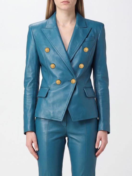 26FW 발망 수트 자켓 HF1SG187LE35 6HR Blue