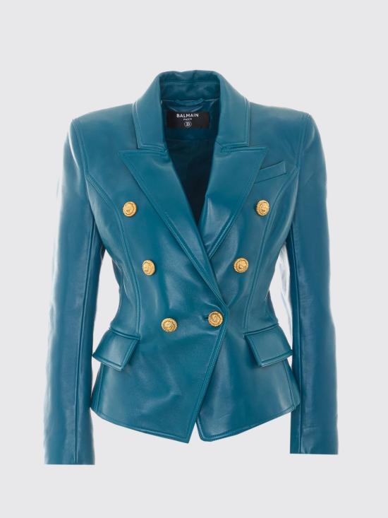 26FW 발망 수트 자켓 HF1SG187LE35 6HR Blue - BALMAIN