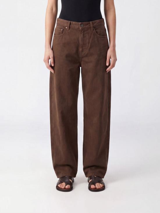 26FW 핑코 스트레이트 팬츠 103857A3KU L72 Brown