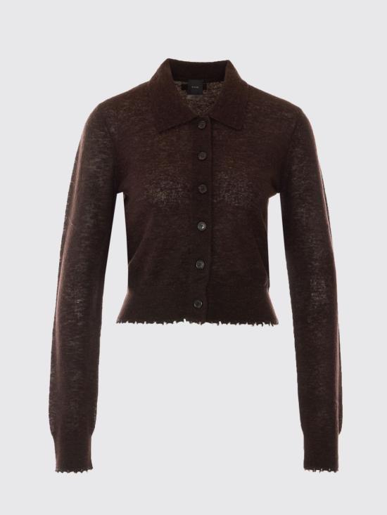 26FW 핑코 스웨터 107331A3IQ M05 Brown - PINKO