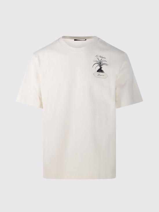 26FW 자크뮈스 반팔 티셔츠 TSU00354AJ00226 1PZ White - JACQUEMUS