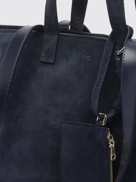 26FW 아페쎄 르 드러머 백 PXCALF67057 IAK Navy - A.P.C.