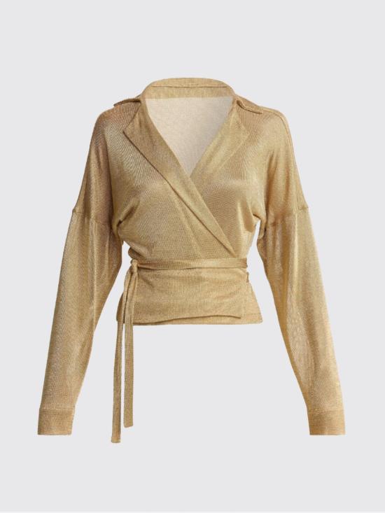 26SS 알베르타 페레티 블라우스 2190125 0606 Gold - ALBERTA FERRETTI
