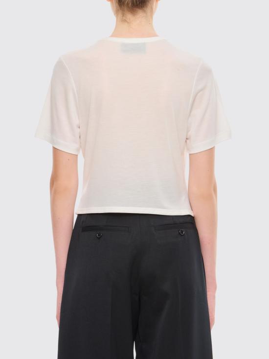 26FW 시몬로샤 반팔 티셔츠 52230571 IVORY White - SIMONE ROCHA