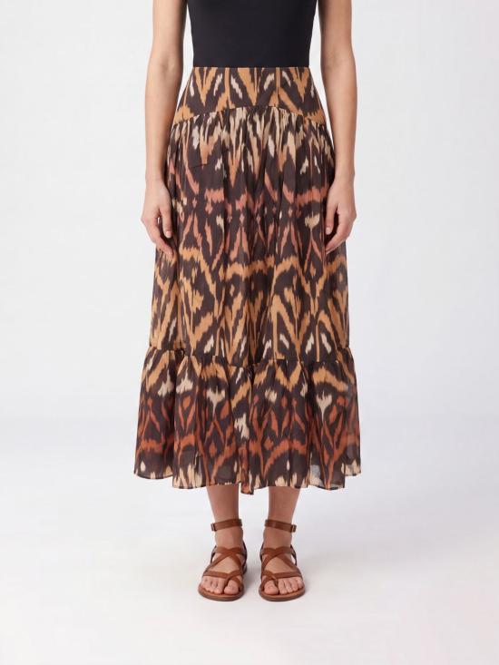 26FW 짐머만 롱 스커트 8467SSS261CHCL IKT Brown