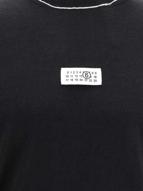 26FW MM6 메종마르지엘라 터틀넥 SH0HA0009M13037 900 Black - MM6 MAISON MARGIELA