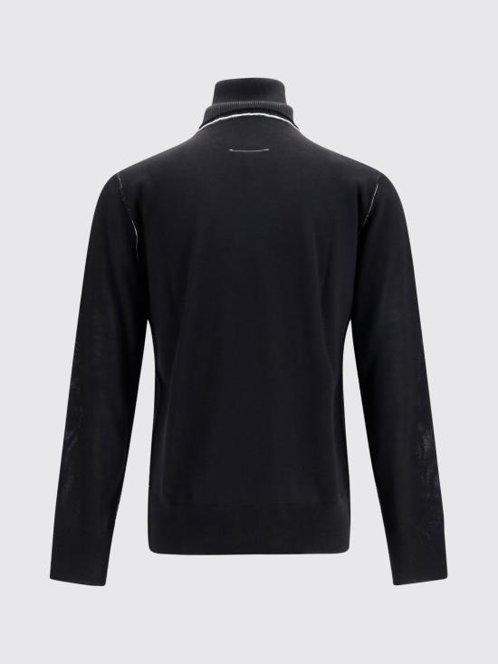 26FW MM6 메종마르지엘라 터틀넥 SH0HA0009M13037 900 Black - MM6 MAISON MARGIELA