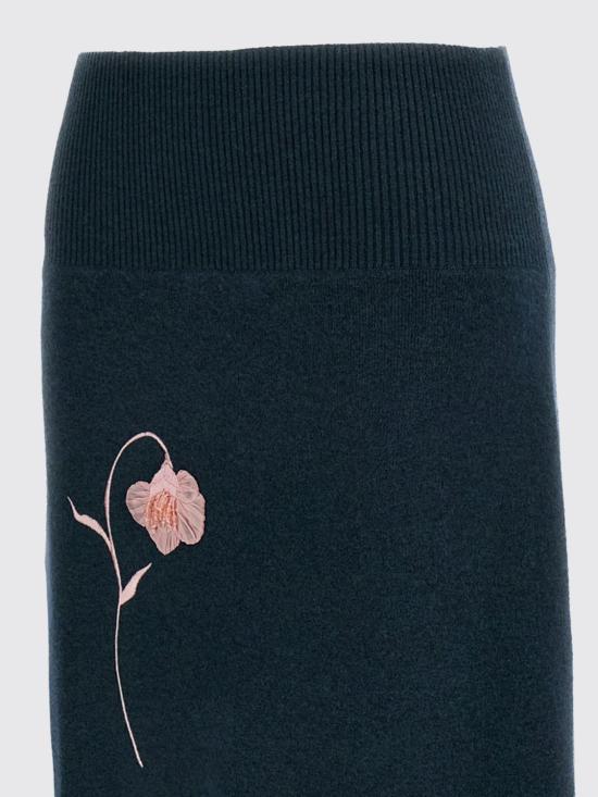 26FW 에르뎀 스커트 PF26KS1130013021 FOREST Green - ERDEM