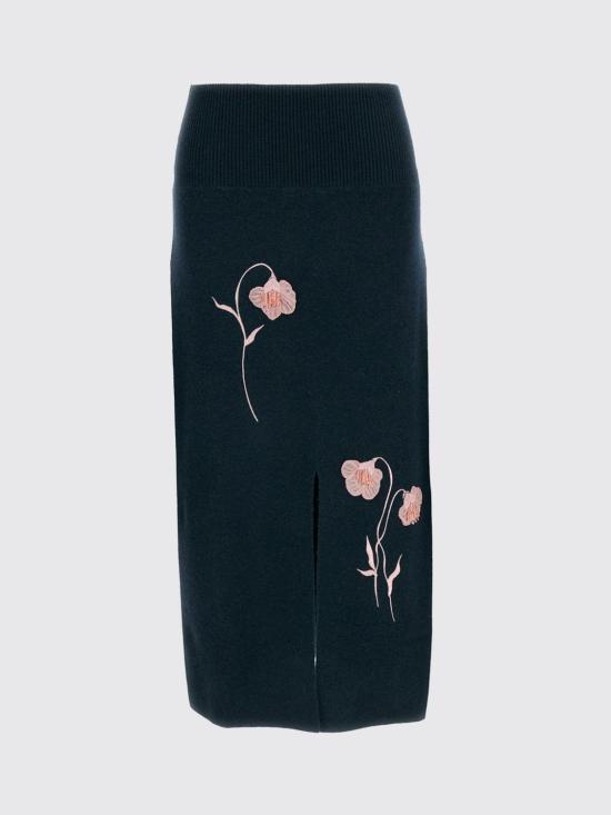 26FW 에르뎀 스커트 PF26KS1130013021 FOREST Green - ERDEM