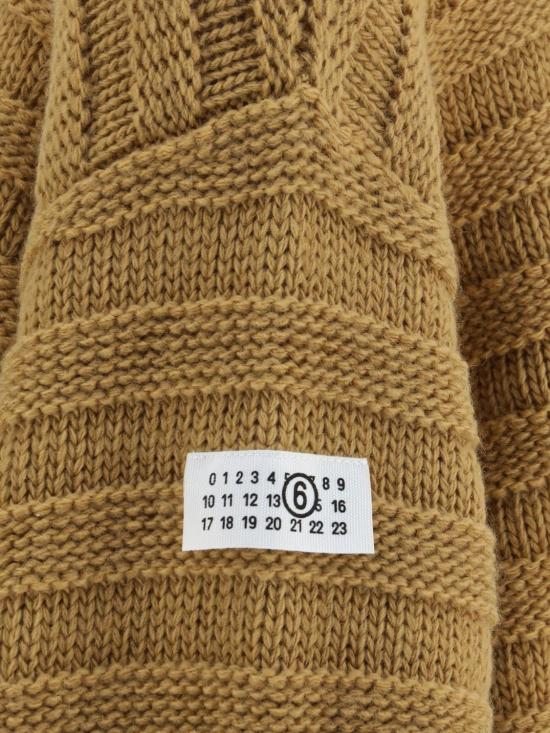 26FW MM6 메종마르지엘라 터틀넥 SH0HA0004M13040 156 Beige - MM6 MAISON MARGIELA
