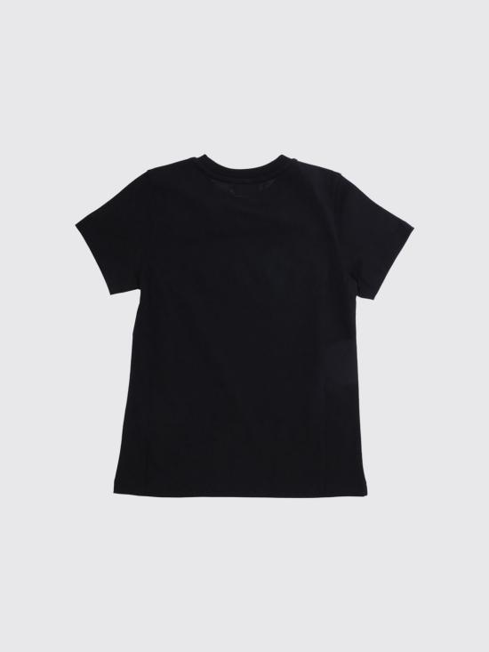 26FW [키즈] 모스키노 티셔츠 H6M058LAA20 60100 Black - MOSCHINO