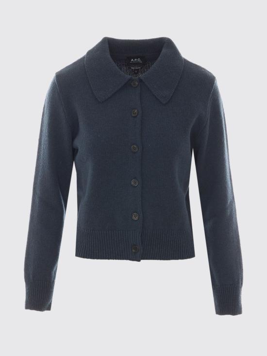 26FW 아페쎄 가디건 WOASXF22368 IAK Blue - A.P.C.