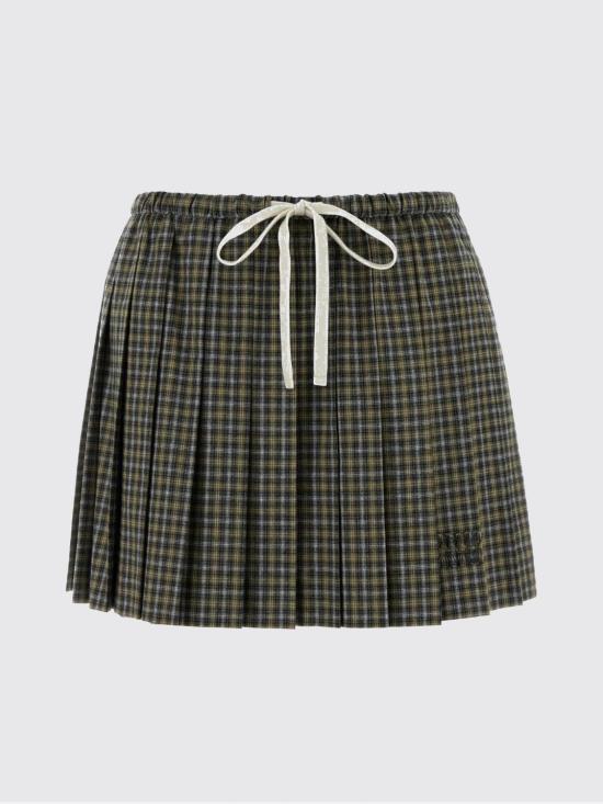 26FW 미우미우 숏 스커트 MG2752SOOO6210 F068U Grey