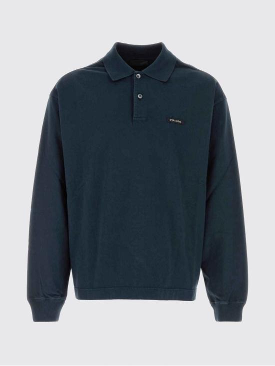 26FW 프라다 폴로 티셔츠 UJL48DSOOO6281 F0008 Blue