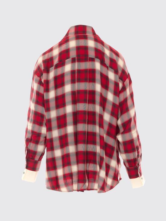 26FW 핑코 셔츠 107383A3HJ RZ5 Red - PINKO