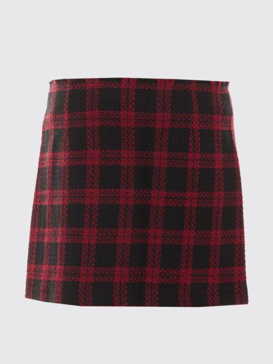 26FW 핑코 숏 스커트 107435A3GN ZR4 Red - PINKO