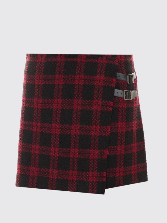 26FW 핑코 숏 스커트 107435A3GN ZR4 Red - PINKO