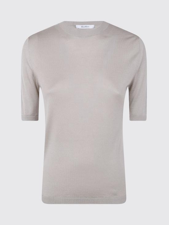 26FW 막스마라 소프트 라운드넥 니트 스웨터 2621366111600 002 Grey - MAX MARA