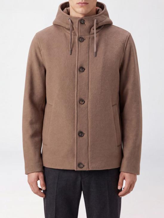 26FW 에르노 후드 버튼 여밈 재킷 후드 버튼 여밈 재킷 GI00114UR12910 2700 Dove Grey