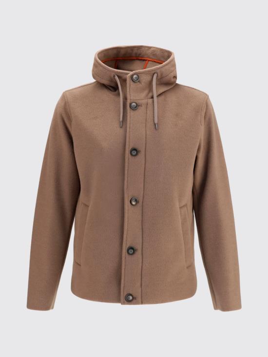 26FW 에르노 후드 버튼 여밈 재킷 후드 버튼 여밈 재킷 GI00114UR12910 2700 Dove Grey - HERNO