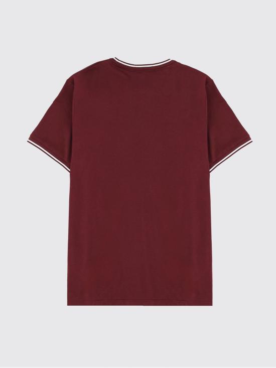 26SS 프레드페리 반팔 티셔츠 FPM1588V57 64A Burgundy - FRED PERRY