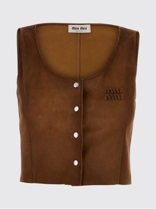 26FW 미우미우 탑 MPT333SOOO19QL F0046 Brown