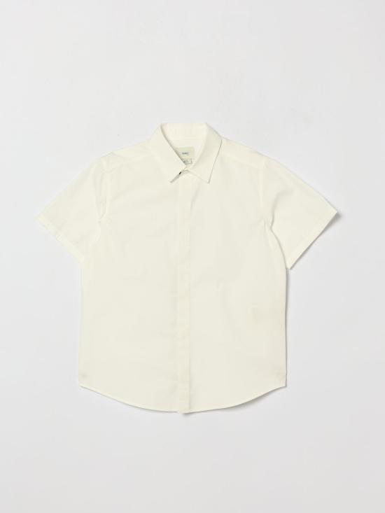 26FW [키즈] 펜디 셔츠 JMC207AIXS F0TU9 Yellow Cream