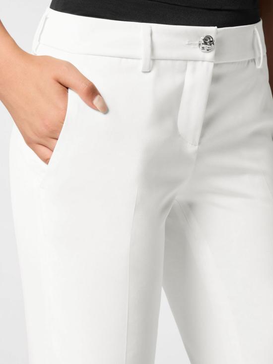 26SS 필립 플레인 팬츠 UADCWRT1587PTE008N 01 White - PHILIPP PLEIN
