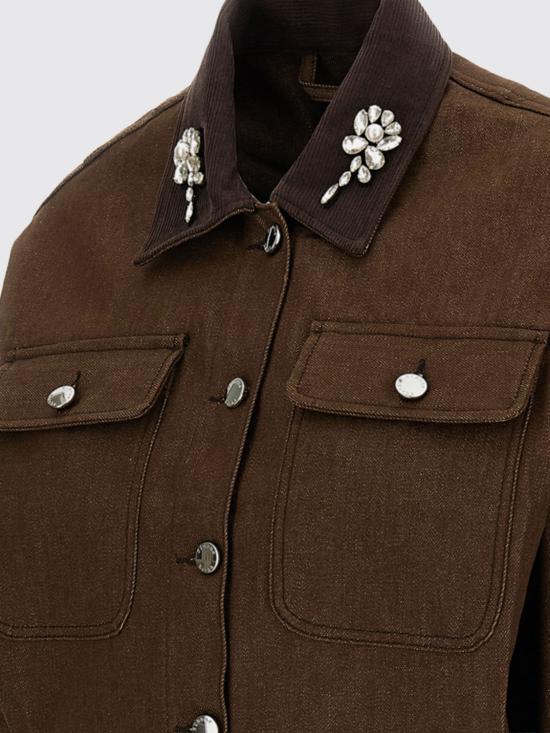 26FW 시몬로샤 자켓 6183B1355 TANPEARLCLEAR Brown - SIMONE ROCHA