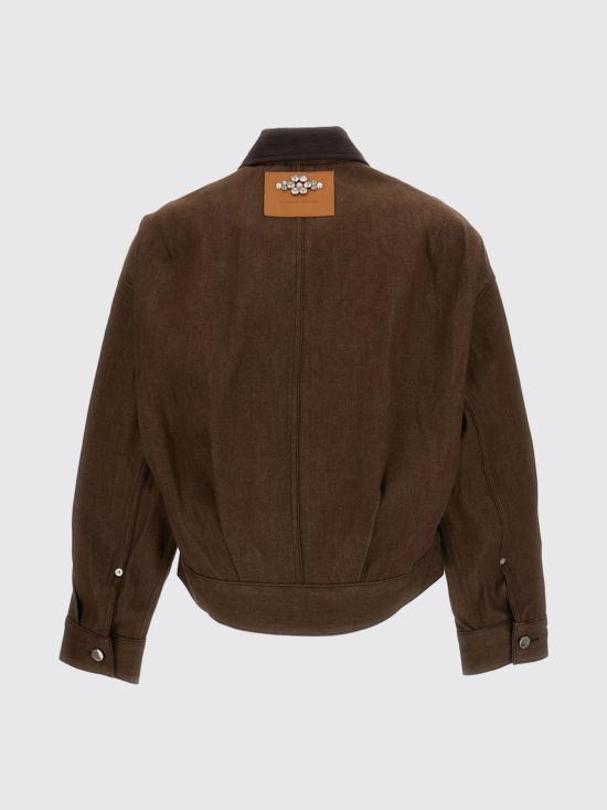 26FW 시몬로샤 자켓 6183B1355 TANPEARLCLEAR Brown - SIMONE ROCHA