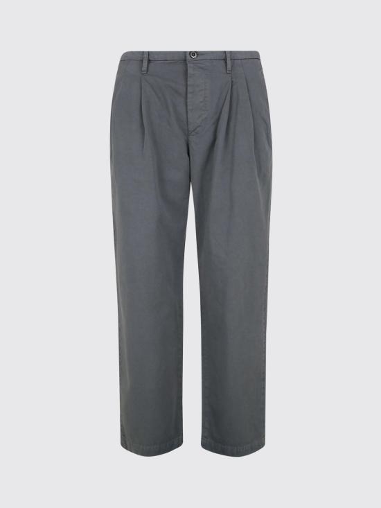 26SS 씨피 컴퍼니 코튼 개버딘 루즈 팬츠 20CMPA136A110458G 921 Steel - C.P. COMPANY