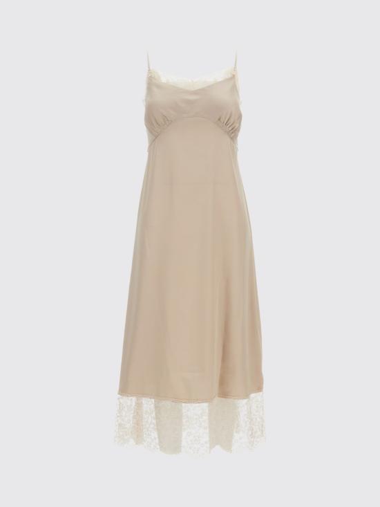 26FW 시몬로샤 롱 원피스 72101009 OYSTER Beige - SIMONE ROCHA