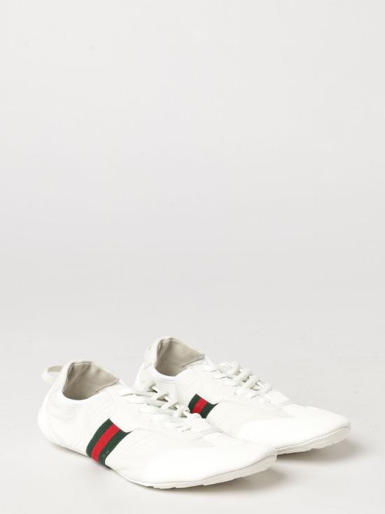 26FW 구찌 블론디 레이스업 스니커즈 874883AAGY3 9049 White - GUCCI