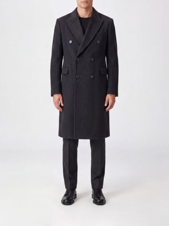 26FW 아워레가시 헤어리 울 웨일 코트 M4201WB Black