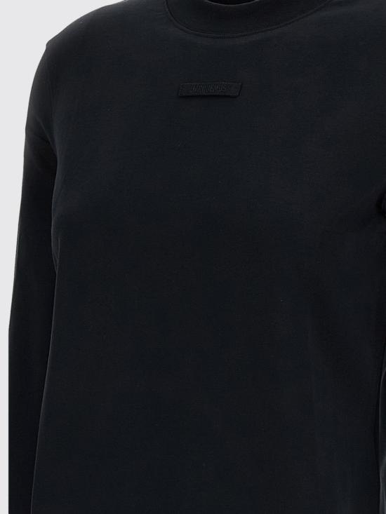 26FW 자크뮈스 그로그랭 로고 롱슬리브 티셔츠 TSW00155AJ00124 990 Black - JACQUEMUS