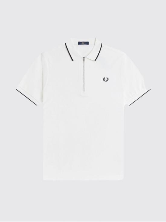 26SS 프레드페리 폴로 티셔츠 FPM248058 129 White - FRED PERRY