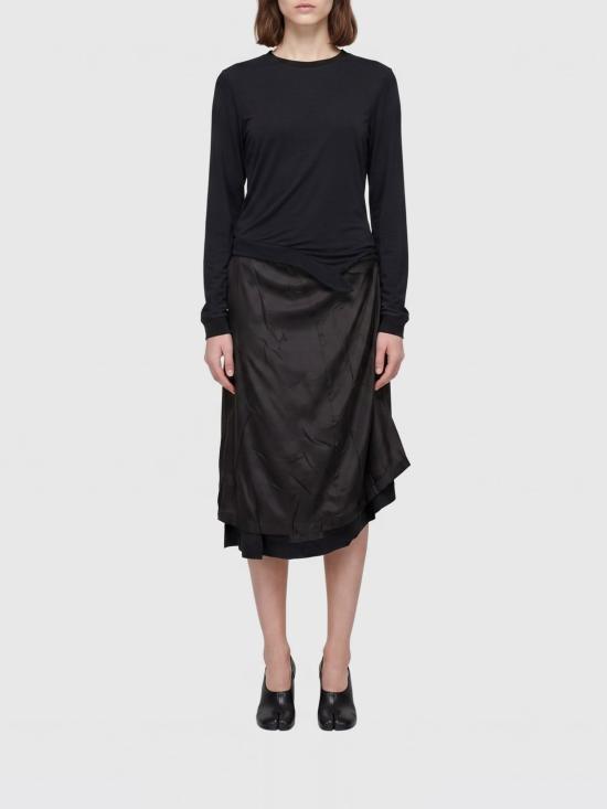 26SS 마르지엘라 미디 원피스 S51DD0059MTJ041 900 Black