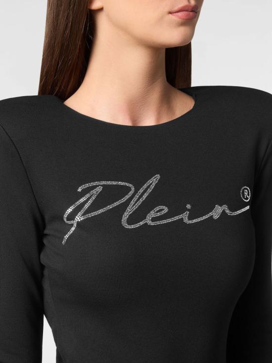 26SS 필립 플레인 숏 원피스 UADCWRG3269PTE003N 02 Black - PHILIPP PLEIN