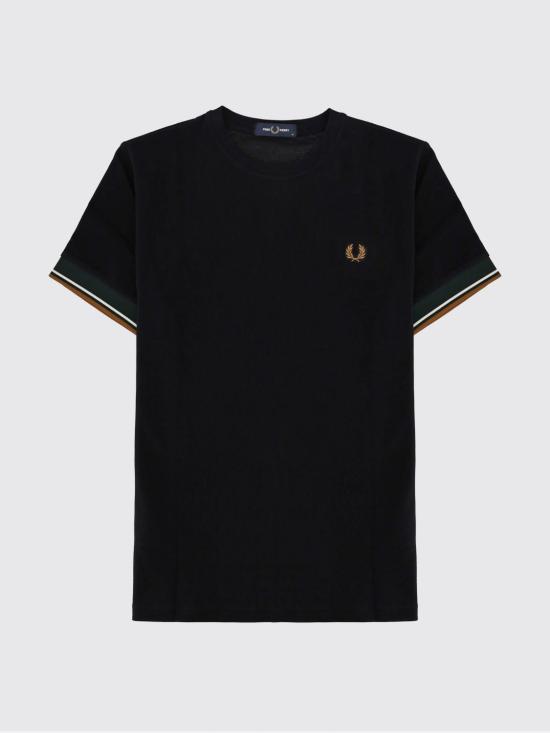 26SS 프레드페리 반팔 티셔츠 FPM239657 102 Black - FRED PERRY